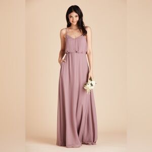 Birdy Grey Gwennie Dark Mauve Bridesmaid Dress with pockets medium $99
